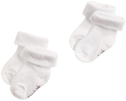 Noppies newborn baby sokken (2 paar) Wit - 0-3 mnd
