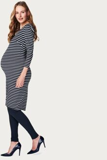Noppies Zwangerschapsjurk Positiejurk 3/4 Mouw Marinestreep - M|XL|