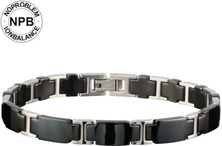 Noproblem 065 3000 Ionen Balans Keramische Kralen Power Therapie Choker Punk Fitness Toermalijn Germanium Charmes Mannen Armband