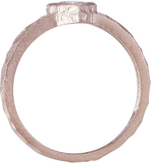 'Nora' Dames 925 Sterling Zilveren Ring - Roze ZR-7435 Rosé