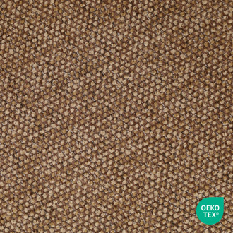 Nora-Mae eetkamerstoel bruin blend - beige onderstel