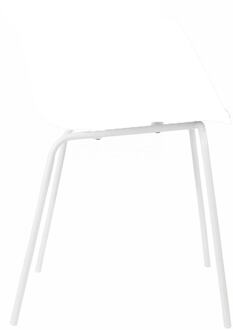 Nora metalen onderstel wit