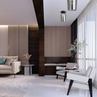 Nora plafondlamp, zwart-chroom, glas, metaal zwart, chroom