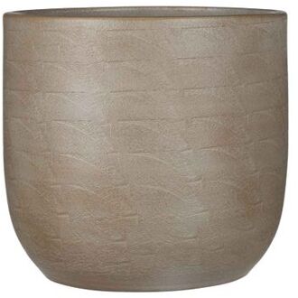 nora ronde pot taupe maat in cm: 24 x 25