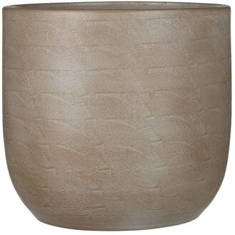 nora ronde pot taupe maat in cm: 24 x 25