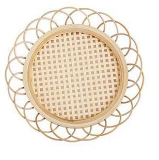 Norbi Coaster Bekerhouder Schotel Handgemaakte Bamboe Geweven Pot Pad Thee Mat Rotan Geweven Bekerhouder Keuken Accessorie Japanse Stijl