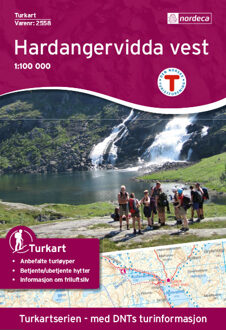 Nordeca/Ugland Wandelkaart-Turkart Hardangervidda Vest 1:100.000 (2011)