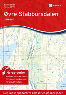 Nordeca Wandelkaart Noorwegen Fállečearru 1:50.000 (2012)