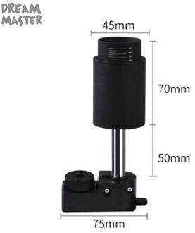 Nordic 15 tot 60 graden zoomable Led Spoor Licht, Draaibare Koffie Winkel Kledingwinkel Rail Track Spotlight, kabinet LED Spotlight zwart track licht / 5W 3000K warm wit