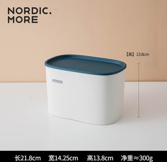 Nordic badkamer muur opknoping plastic PP tissue doos papier houder huishoudelijke gratis ponsen badkamer rack wc container wit