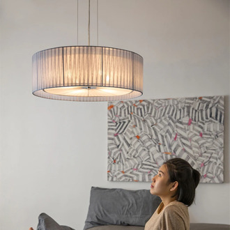 Nordic Bedroom Living Room Pendant Lights Modern Minimalist Iron Art Home Decor Hanglamp Indoor Origami Paper Led Pendant Lamp