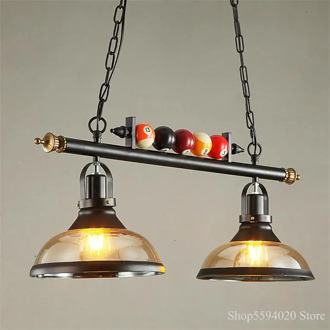 Nordic Billiard Table Pendant Lamp Decor Home Lights Retro Industrial Lights Pendant Lights Restaurant Bar Cafe Hanging Lamp