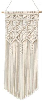Nordic Bohemian Hand-Geweven Katoenen Touw Kwastje Wandtapijt Wanddecoratie Macrame Muur Opknoping Decor 3 Stijl