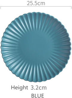 Nordic Creatieve Keramische Ronde Chrysant Diner Plaat Fruitsalade Taart Plaat Steak Westerse Keuken Servies 8 Inch 10 Inch groen 10 inches