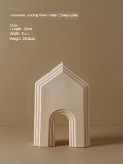 Nordic Geometrische Keramische Vaas Decoratie Accessoires Kamer Regeling Droge Bloem Eenvoudige Vazen Voor Woningen Desktop Thuis Model F