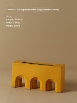 Nordic Geometrische Keramische Vaas Decoratie Accessoires Kamer Regeling Droge Bloem Eenvoudige Vazen Voor Woningen Desktop Thuis Model