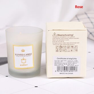 Nordic Geurkaarsen Citroen Lavendel Rose Home Decoratie Bruiloft Wax Kaarsen N1