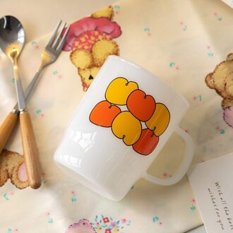 Nordic Glas Koffie Mok Vintage Hoge Temperatuur Weerstand Thee Kopjes Melk Cup Met Handvat Home Office Water Cup B