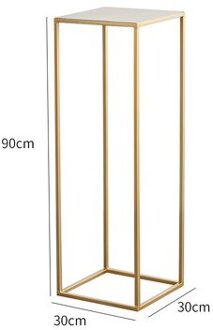 Nordic Gold Metal Plant Stand Indoor Witte Bloem Metalen Stand Outdoor Metalen Plank Thuis Balkon Decoraties Metalen Tuin Decors goud L