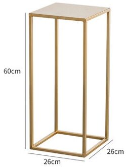 Nordic Gold Metal Plant Stand Indoor Witte Bloem Metalen Stand Outdoor Metalen Plank Thuis Balkon Decoraties Metalen Tuin Decors goud M