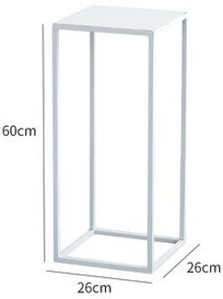 Nordic Gold Metal Plant Stand Indoor Witte Bloem Metalen Stand Outdoor Metalen Plank Thuis Balkon Decoraties Metalen Tuin Decors wit M