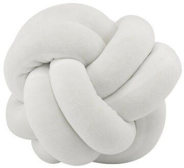 Nordic Handgemaakte Geknoopt Kussen Creatieve Sierkussen Sofa Slaapkamer Decoratie Milieuvriendelijk Anti-Allergische Fiber donker grijs