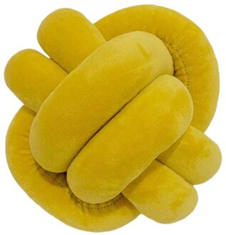 Nordic Handgemaakte Geknoopt Kussen Creatieve Sierkussen Sofa Slaapkamer Decoratie Milieuvriendelijk Anti-Allergische Fiber wit