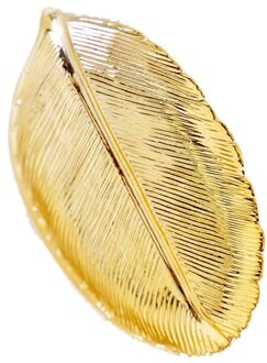 Nordic Ins Keramische Sieraden Opbergvak Golden Leaf Ring Ketting Lade