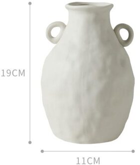 Nordic Ins Keramische Vaas Home Decoratie Ornamenten Ambachten Vegetarische Keramische Bloempot Art Vazen Home Decoratie Ornament stijl I
