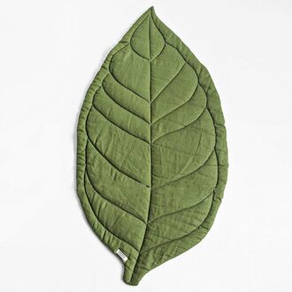 Nordic Ins Stijl Boom Bladvorm Vloermat Kind Spelen Kruipen Mat Baby Deken Baby Kamer Decoratie Rug Puur Katoen home Decor groen