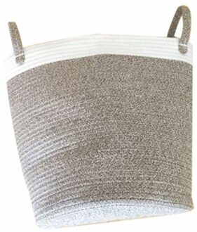 Nordic Katoenen Touw Wasmand Kleding Opslag Mand Speelgoed Puin Opslag Mand Slaapkamer Inklapbare Organizer