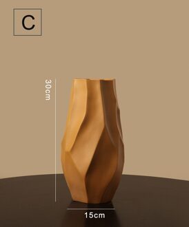Nordic Keramische Vaas Woonkamer Bloemstuk Villa Hal Kast Eettafel Ornamenten Home Decoratie Accessoires Vazen VASE-C