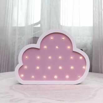Nordic Kwekerij Kinderkamer Decor Cloud Vorm Led Nachtlampje Muur Opknoping Licht Scandinavische Kids Kinderdorp Kamer Meisjes Kamer decor roze cloud