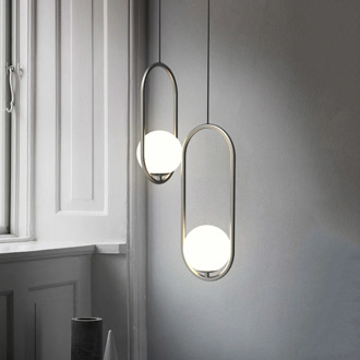 Nordic Led Pendant Lights Lighting Luminaire Industriel Hanging Lamp Lustre Suspension Ball Glass Pendant Lamps Kitchen Fixtures