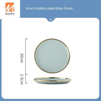 Nordic Light Luxe Keuken Steak Plaat Creatieve Keramische Diner Plaat Kleine Plaat Servies Ontbijt Plaat Huishouden 2