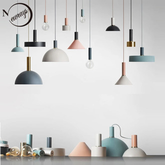 Nordic loft simple pendant lights E27 LED modern creative hanging lamp design DIY for bedroom living room kitchen restaurant