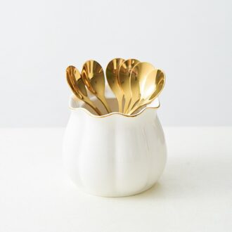 Nordic Luxe Fruit Vork Stok Fruit Insert Set Rvs Creatieve Mode Huishoudelijke Dessert Vork Snack Vork Cake Vork A006