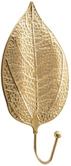 Nordic Luxe Leaf Vormige Haak Purse Jas Rek Sleutel Hanger Muur Opknoping Decor R9JC