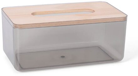 Nordic Minimalistische Creatieve Tissue Doos Huishoudelijke Woonkamer Pompen Doos Tissue Papier Restaurant Servet Opbergdoos Voor Thuis L grijs