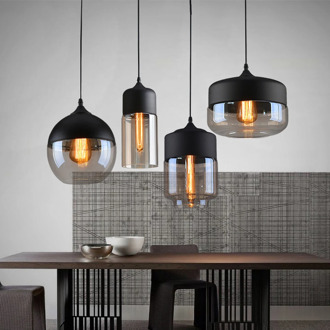 Nordic Modern Loft Hanging Glass Pendant Lamp Fixtures Led Pendant Lights For Kitchen Restaurant Bar Living Room Bedroom Light
