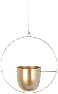 Nordic Opknoping Metalen Iron Plant Bloempotten Houder Tuin Balkon Succulent Wandsteun Swingende Mand Slaapkamer Decoratie goud