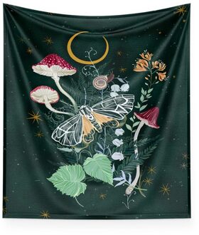 Nordic Psychedelische Opknoping Stof Achtergrond Wandbekleding Woondecoratie Muur Deken Tapijt Slaapkamer Muur Opknoping 95*73Cm