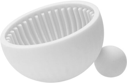 Nordic Silicone Make Brush Cleaner Gestreepte Borstel Wassen Lade Cosmetische Wenkbrauw Borstel Schoonmaak Tool 01