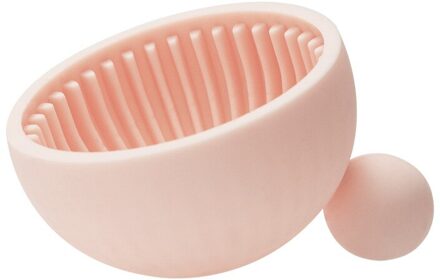 Nordic Silicone Make Brush Cleaner Gestreepte Borstel Wassen Lade Cosmetische Wenkbrauw Borstel Schoonmaak Tool 02