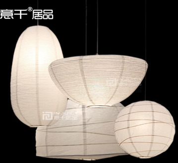 Nordic Simple Environmental Innovation Fashion Lantern Droplight Paper Chimney Droplight Lampshade Ceiling Light Haning Lamp