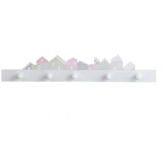 Nordic Stijl Cartoon Hal Woonkamer Deur Eenvoudige Sleutel Kleding Haak Hanger Kinderkamer Decor Sleutel Opknoping Hanger Opslag Haak Multi huis Five