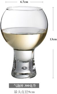 Nordic Stijl Cocktail Glas Gehard Loodvrij Glas Hittebestendig Sap Drank Cup Bubble Water Cup