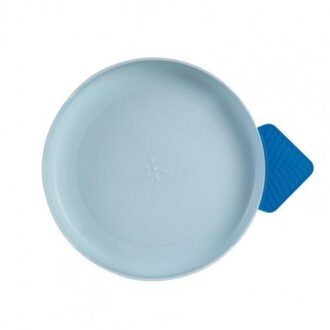 Nordic Stijl Diner Plaat Opbergvak Schoon Handig Plastic Shockproof Fruit Voedsel Plaat Voor Indoor Keuken Blauw