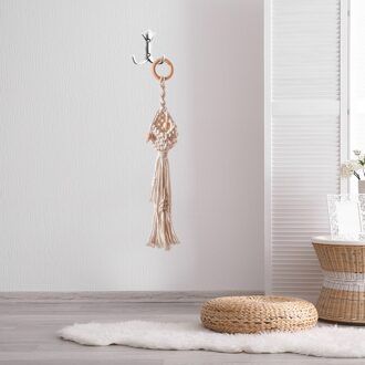 Nordic Stijl Geweven Muur Opknoping Bloempot Netto Zak Tapijt Home Art Decor Dreaming