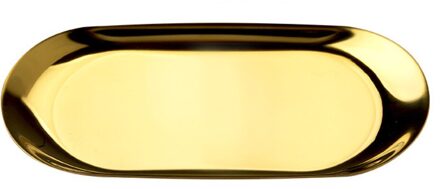 Nordic Stijl Goud Eettafel Plaat Rvs Dessertbord Moer Fruit Cake Lade Snack Keuken Plaat Westerse Steak Keuken Plaat goud-S